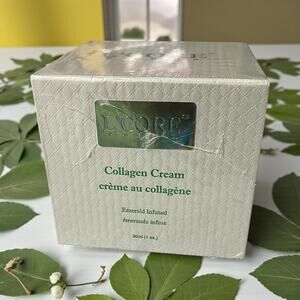 L'CORE PARIS Collagen Cream Emerald Infused 1 oz. New Anti Aging Face